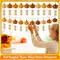 128 Pcs Fall Crafts Pumpkin Wind Chime Making Kit Make Your Own Pumpkin